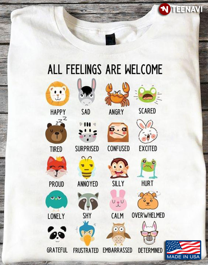 All Feelings Are Welcome Animals Emoji