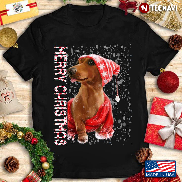 Merry Christmas Dachshund for Dog Lover