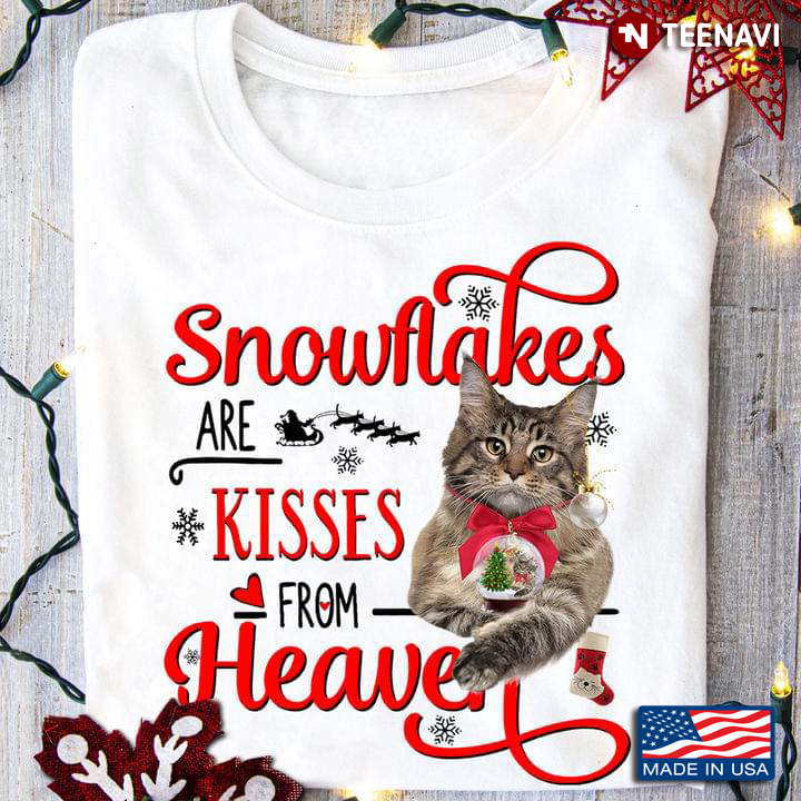 Cute Cat Snowflakes Are Kisses From Heaven for Christmas
