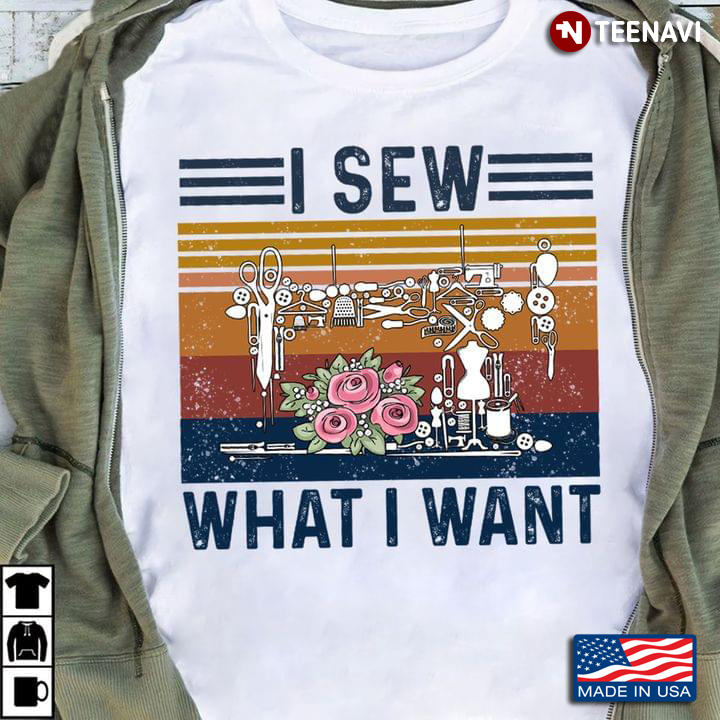 Vintage I Sew What I Want Sewing Machine for Sewing Lover