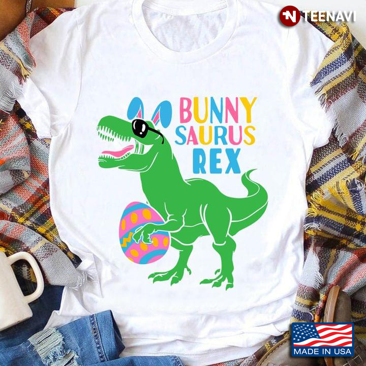 Bunny Saurus Rex Happy Easter