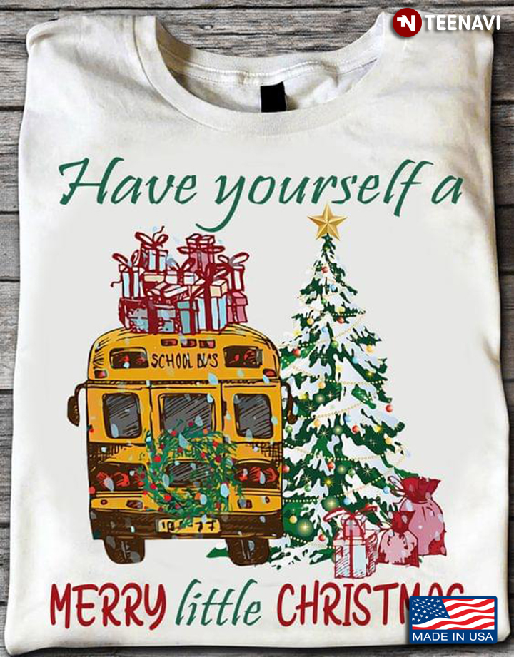 Have Yourself A Merry Little Christmas School Bus Gifts for Bus Driver
