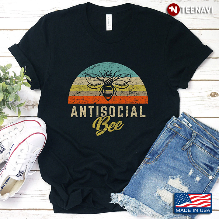 Vintage Antisocial Bee for Animal Lover