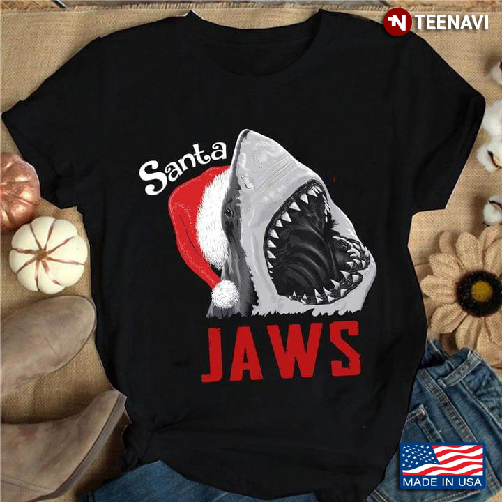 Funny Santa Jaws Christmas Holidays