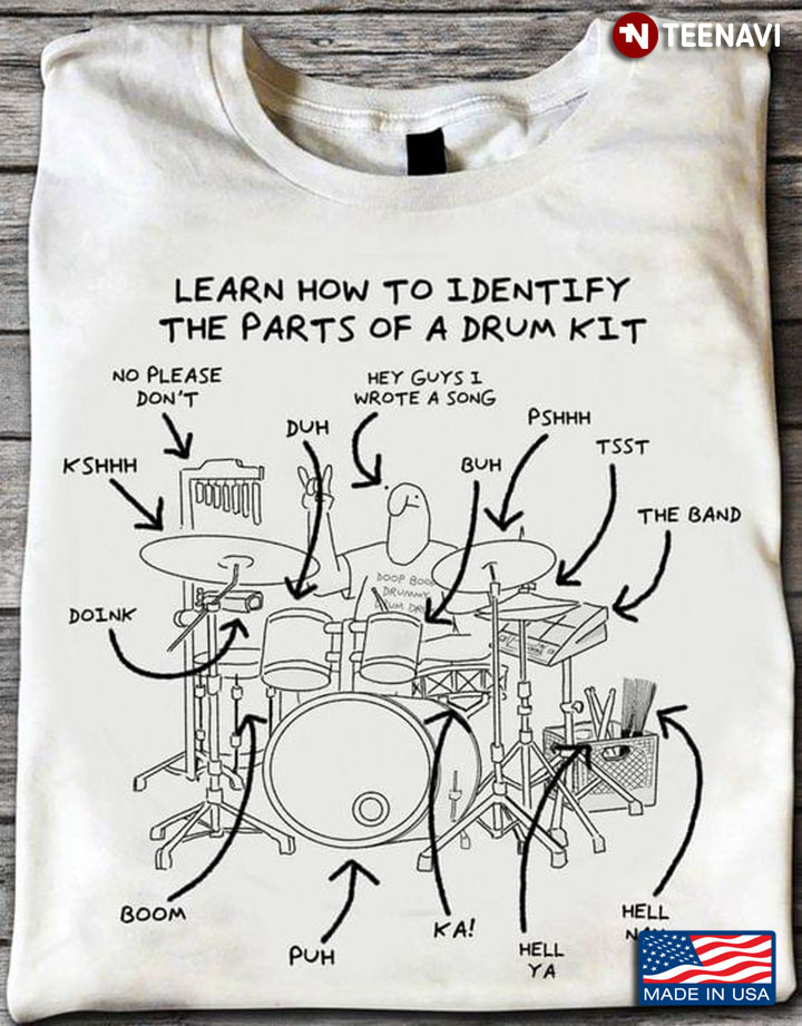 Learn To Identify The Parts A Of A Drum Kit Music Lover