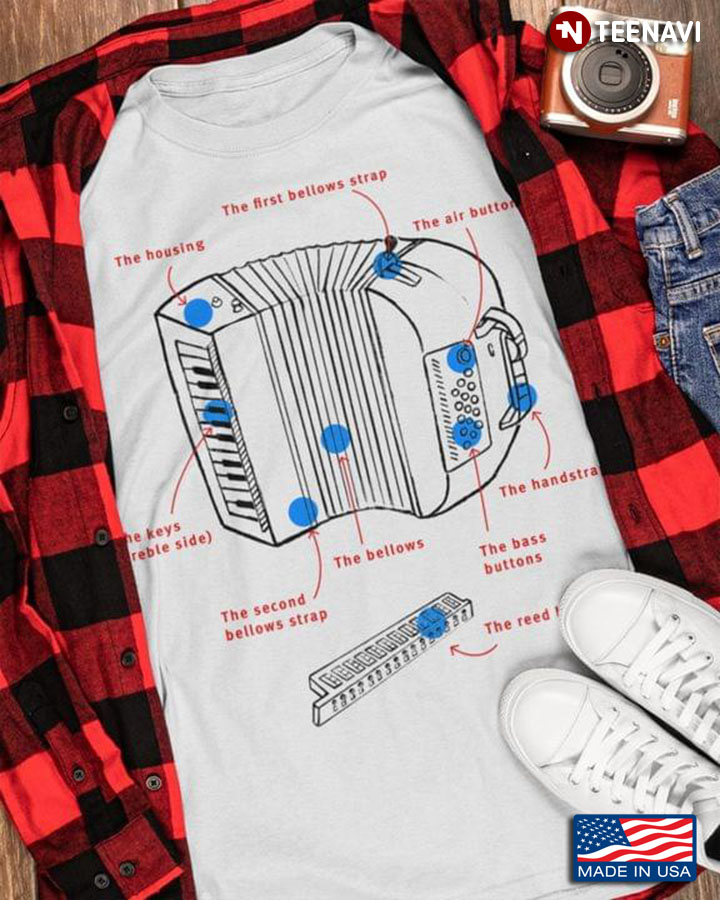 Anatomy Of An Accordion Musical Instrument Lover
