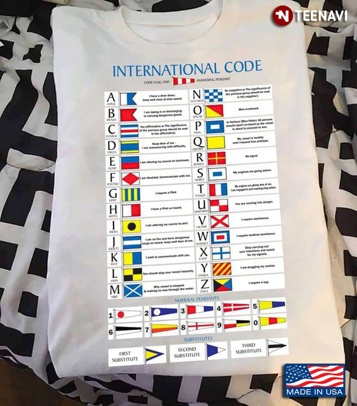 International Code of Signals Flags Alphabet Code