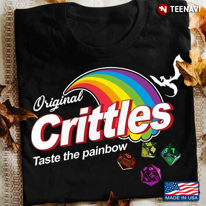 Original Crittles Taste The Painbow Funny Dm Tabletop Gaming