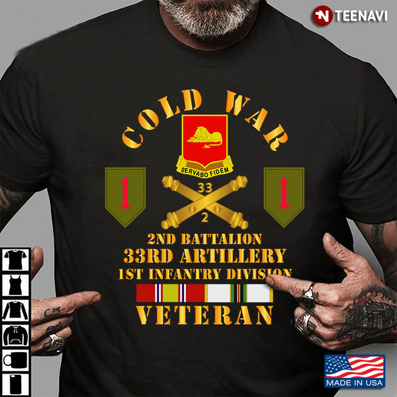 Cold War 2Nd Battalion 33Rd Artillery 1St Infantry Division Veteran