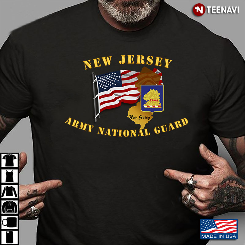 New Jersey Army National Guard American Flag