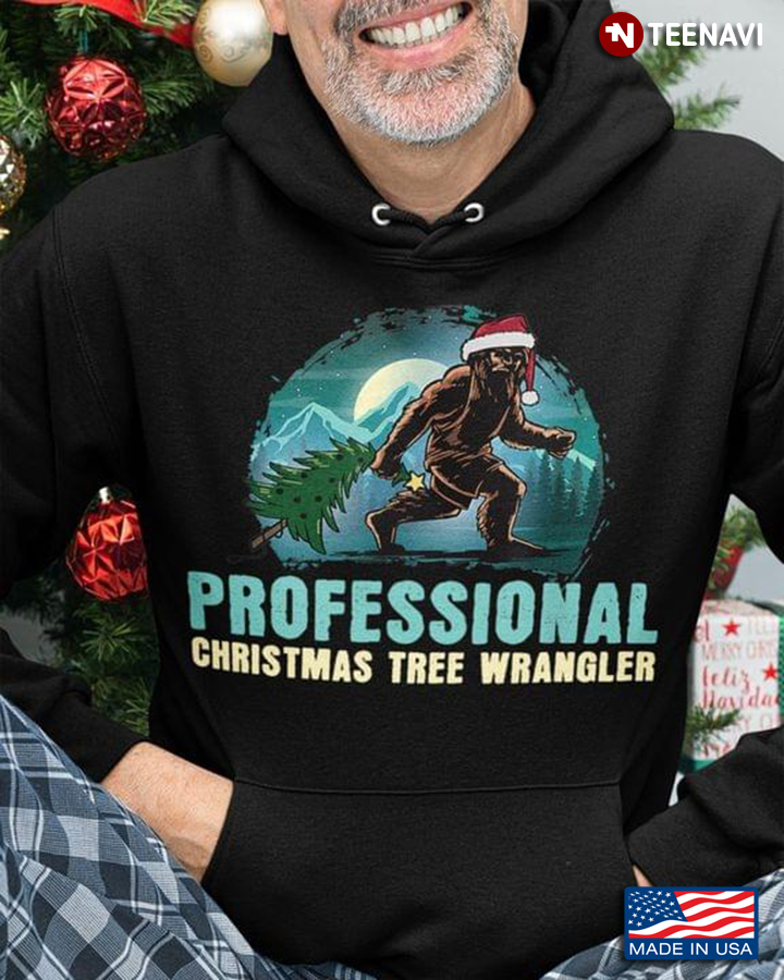 Santa Bigfoot Professional Christmas Tree Wrangler