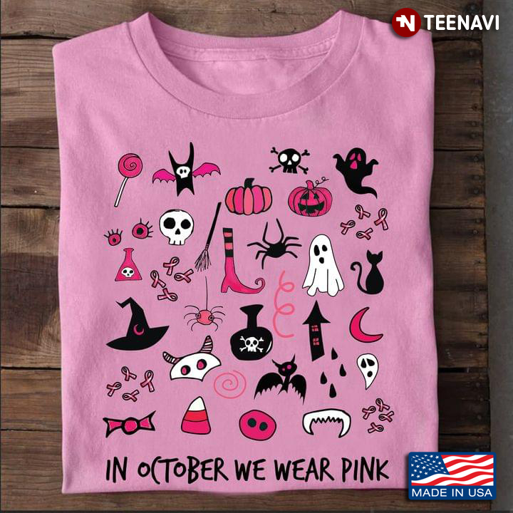 In October We Wear Pink Halloween Costume And Items