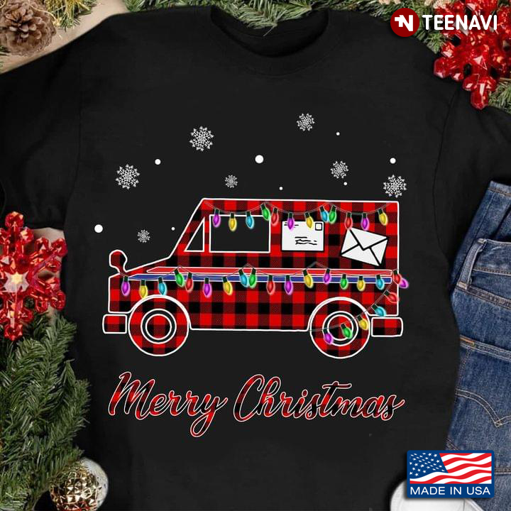Mailman Postal Truck Mail Carrier Xmas Funny Christmas Gift