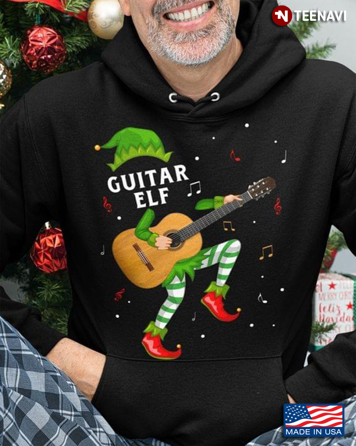 I’m The Guitar Lover Elf Matching Family Group Christmas