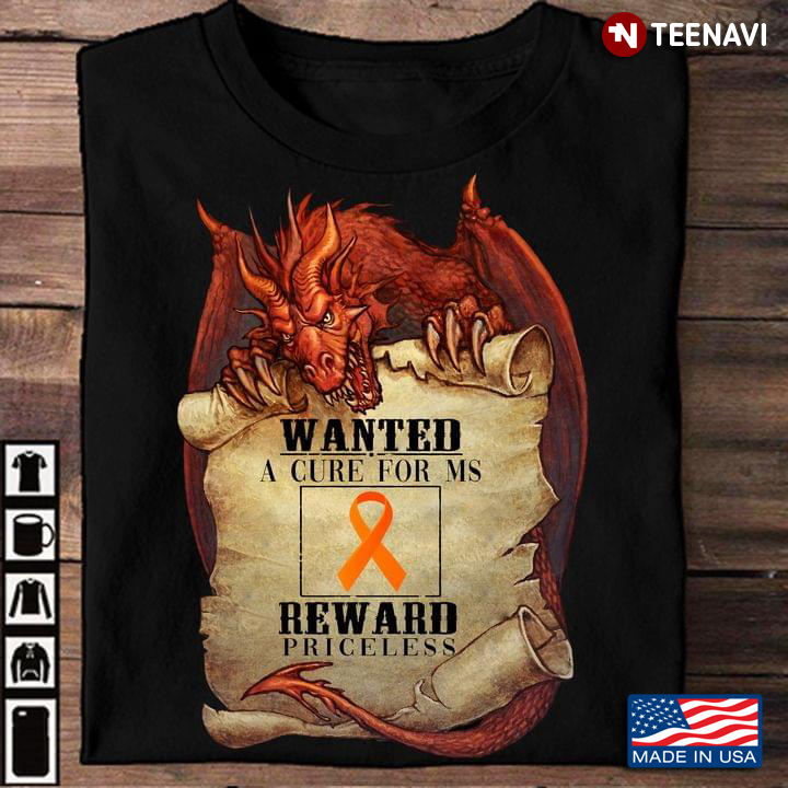Dragon Wanted A Cure For Ms Reward Priceless Orange Ribbon