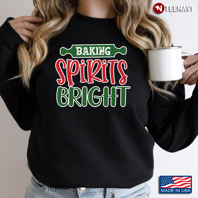 Baking Spirits Bright Christmas Tree X-Mas Cookies Lover