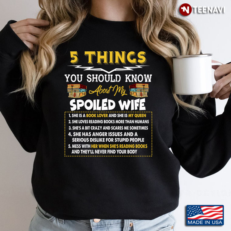 5 Things I Should Know All About My Spoiled Wife She Is A Book Lover