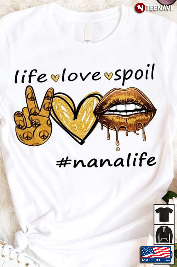 Grandma Life Love Spoil Nana Life Hippie Version