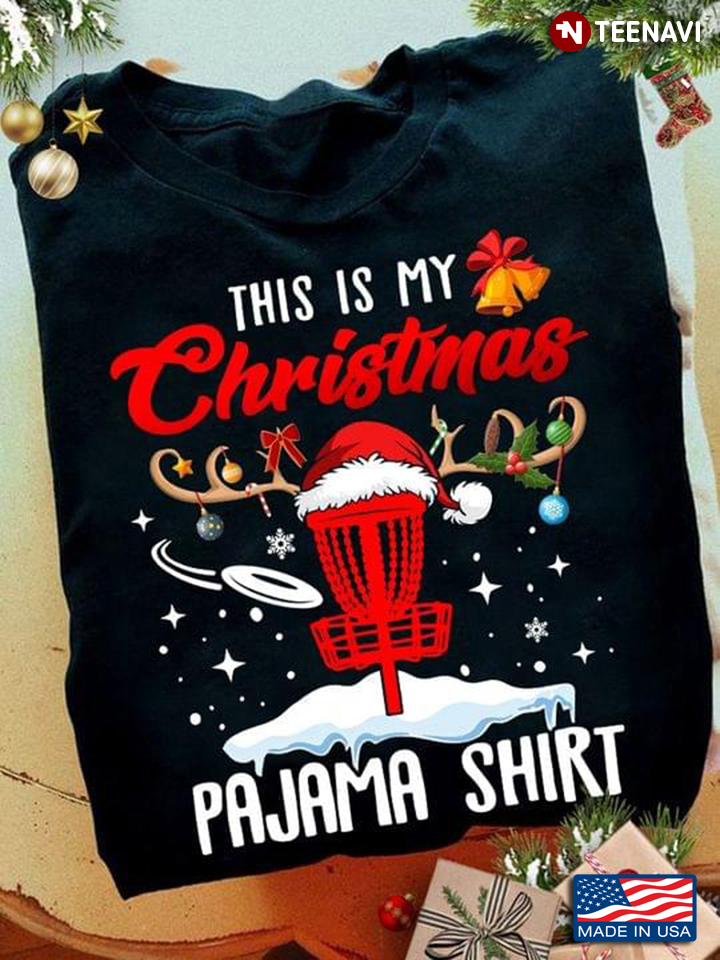 This Is My Christmas Pajama Gift For Disc Golf Lover