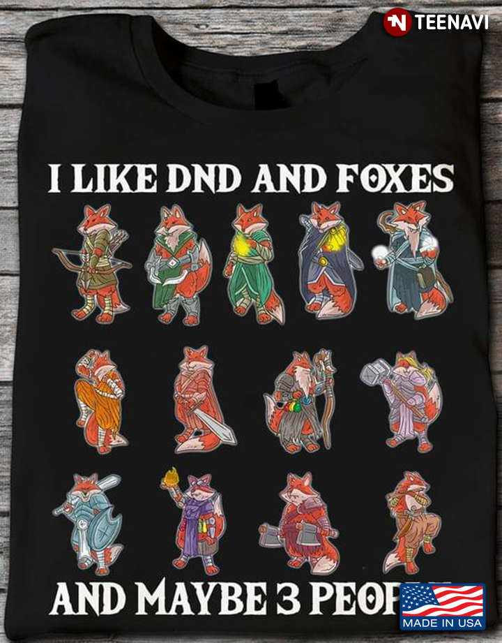 I Like DnD And Foxes And Maybe 3 People