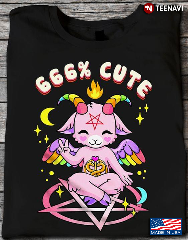 Satan 666% Cute Colorful Unicorn Magic World