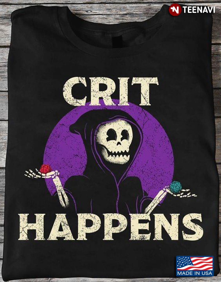 Crit Happens D20 Dice Dungeons And Dragons