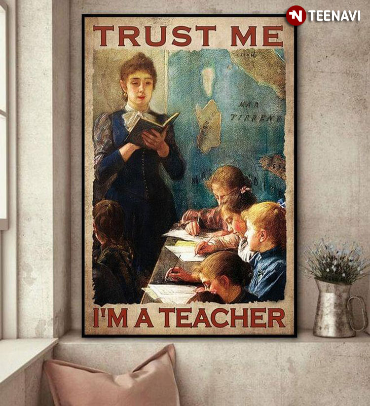 Vintage Teacher And Students Trust Me I’m A Teacher