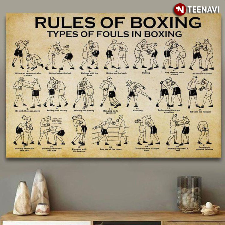 Vintage Rules Of Boxing Types Of Fouls In Boxing