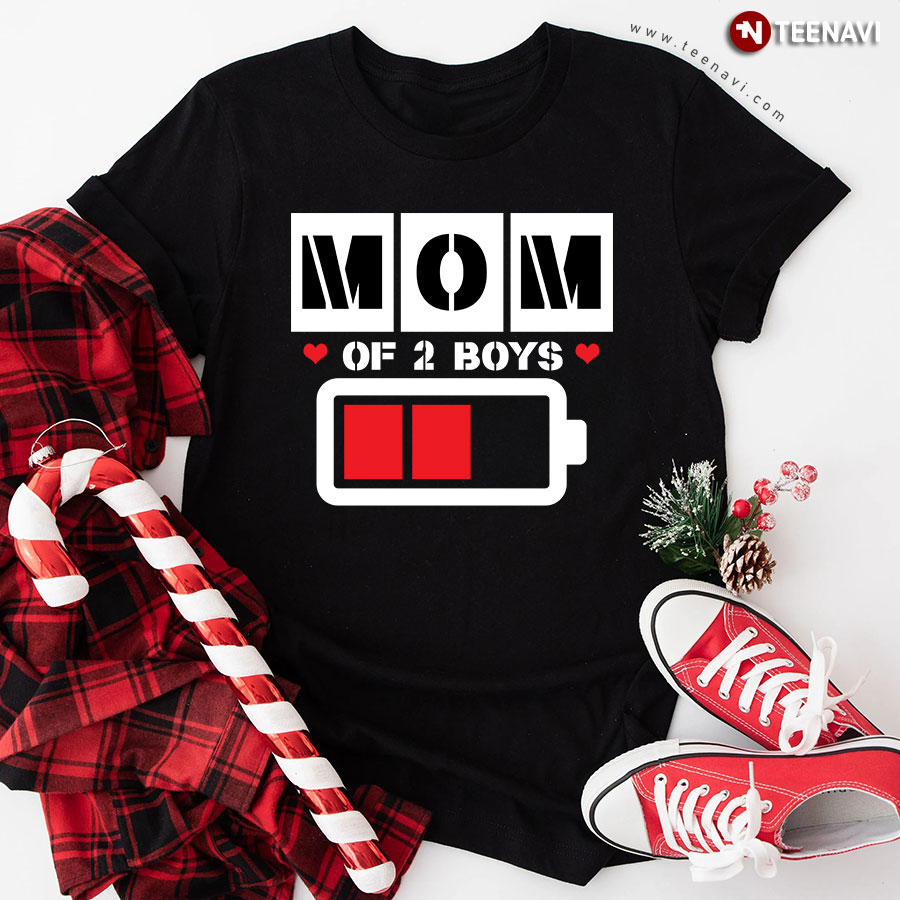 Mom Of 2 Boys for Mother's Day T-Shirt - Women's Tee
