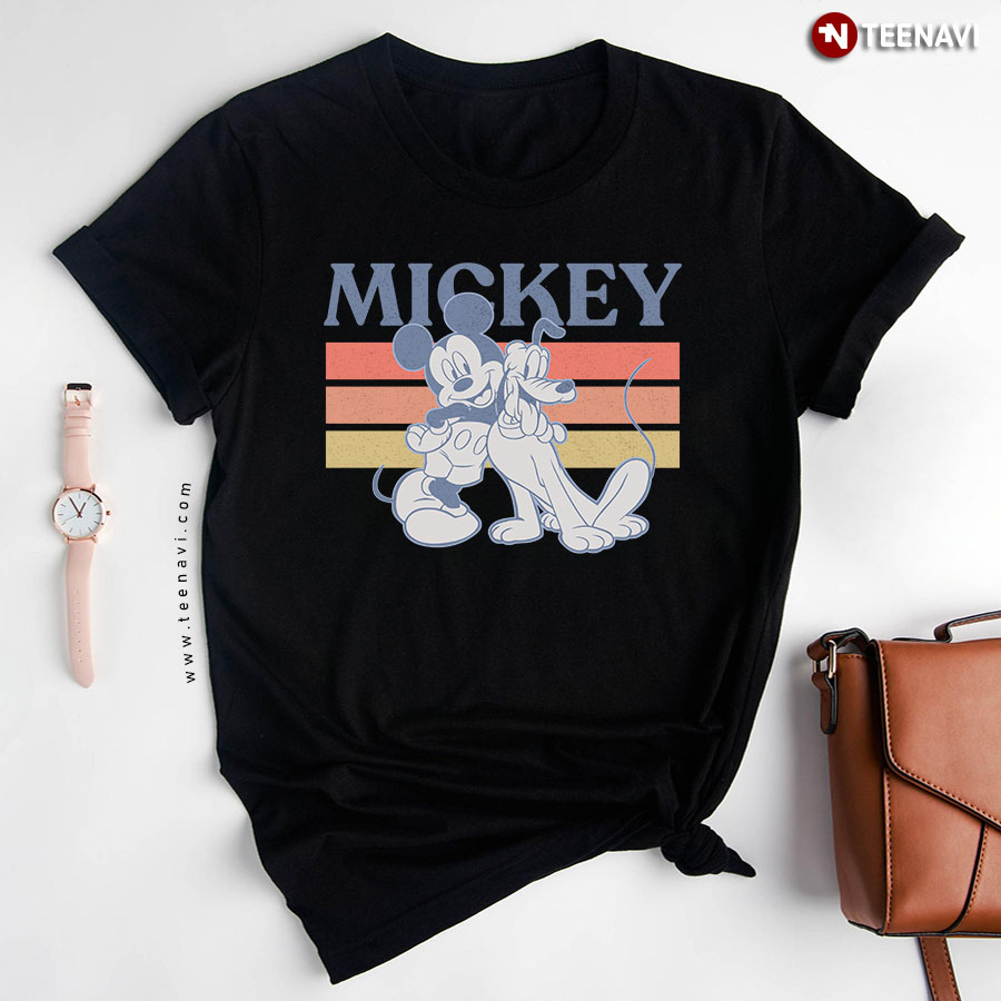 Vintage Mickey And Goofy  Lovely Disney Gift For Holiday T-Shirt