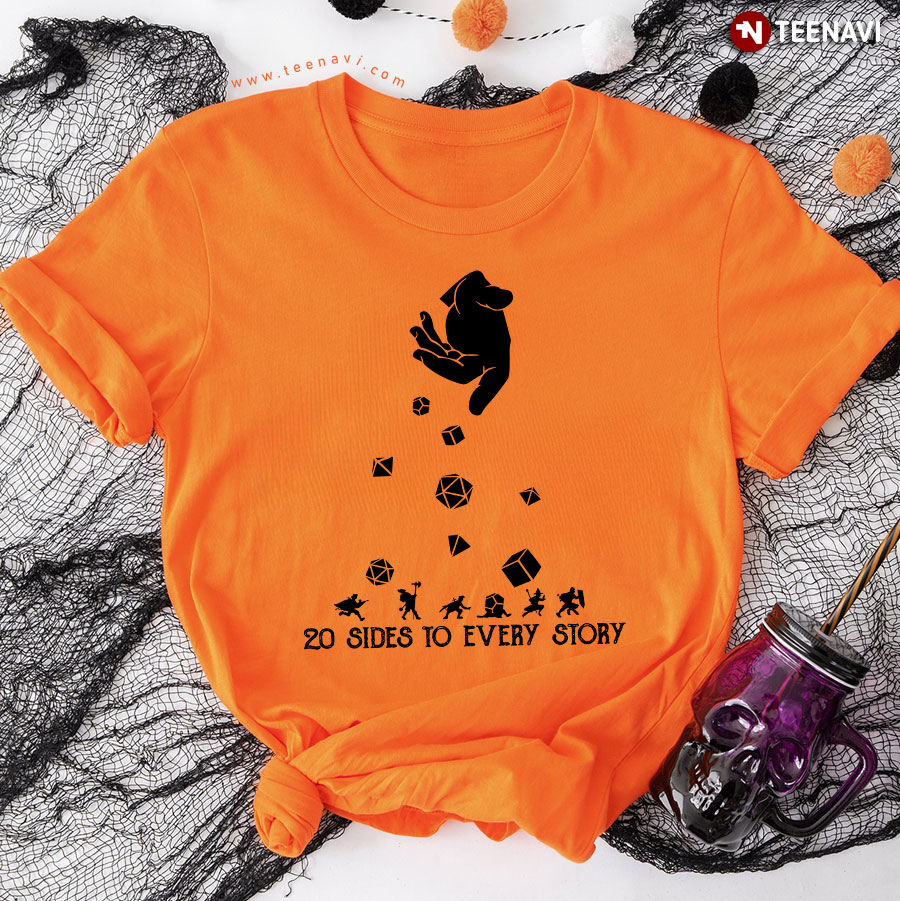 20 Sides To Every Story Dungeons And Dragons T-Shirt