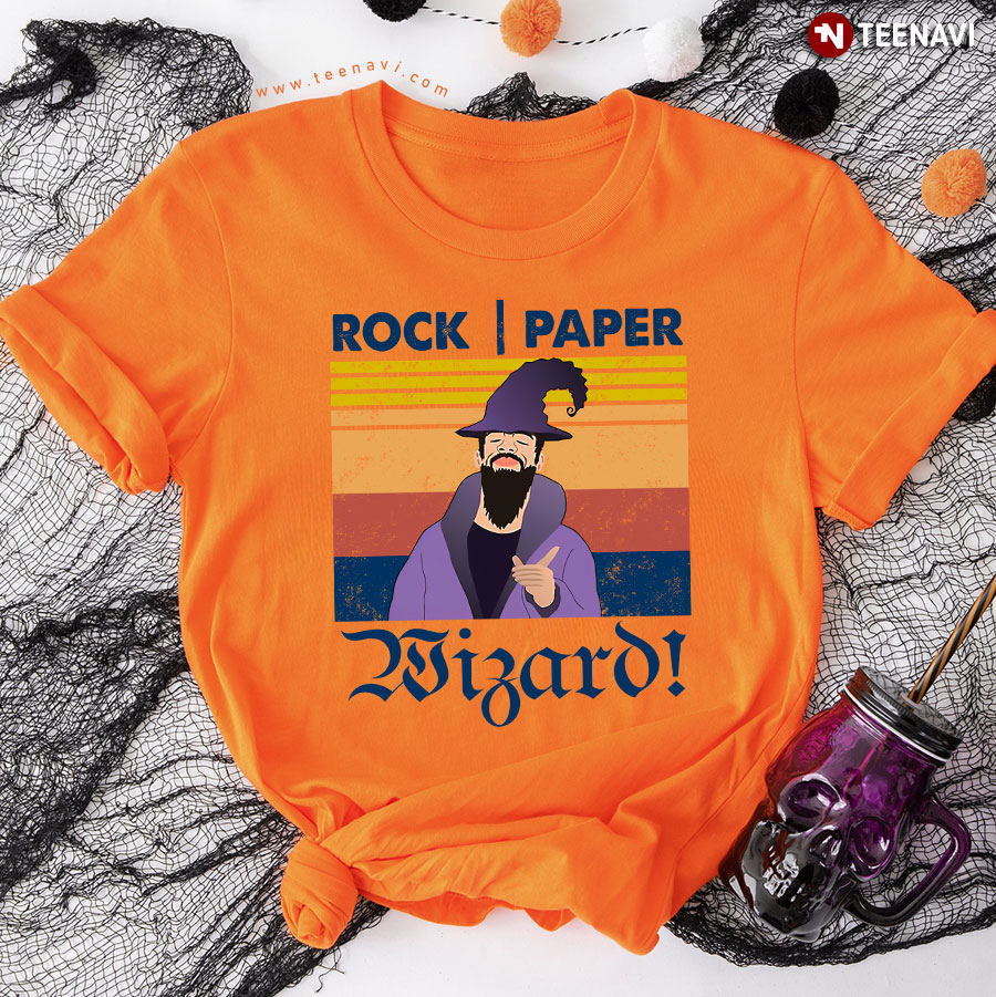 Rock Paper Wizard Vintage T-Shirt