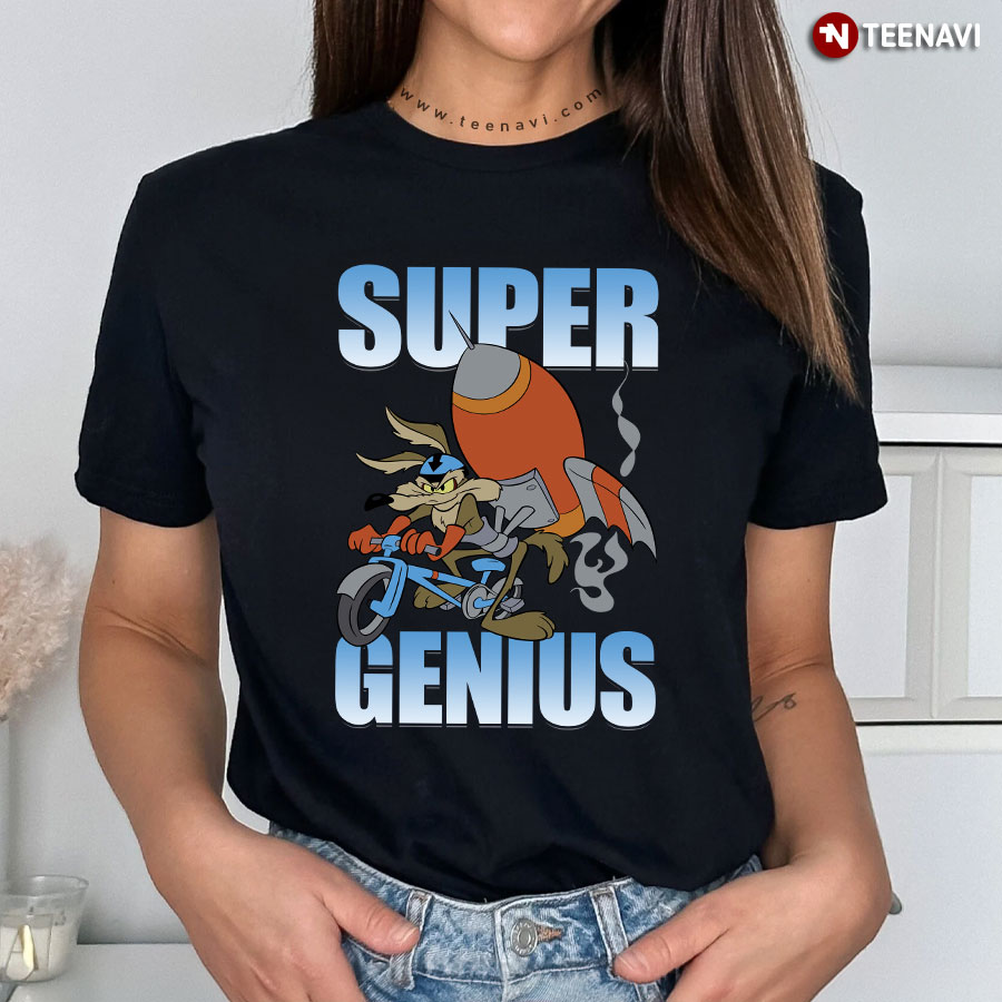 Looney Tunes Wile E. Coyote Super Genius T-Shirt - TeeNavi