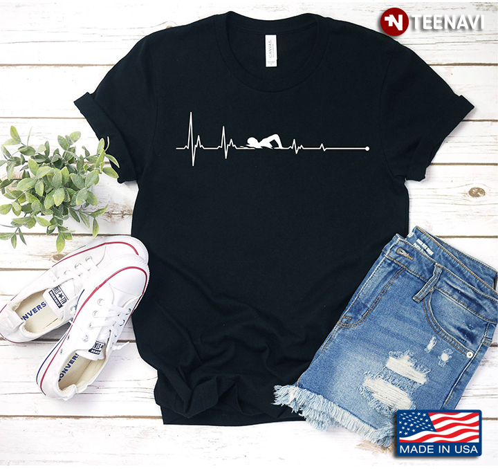 Swimming Heartbeat For Swimming Lover