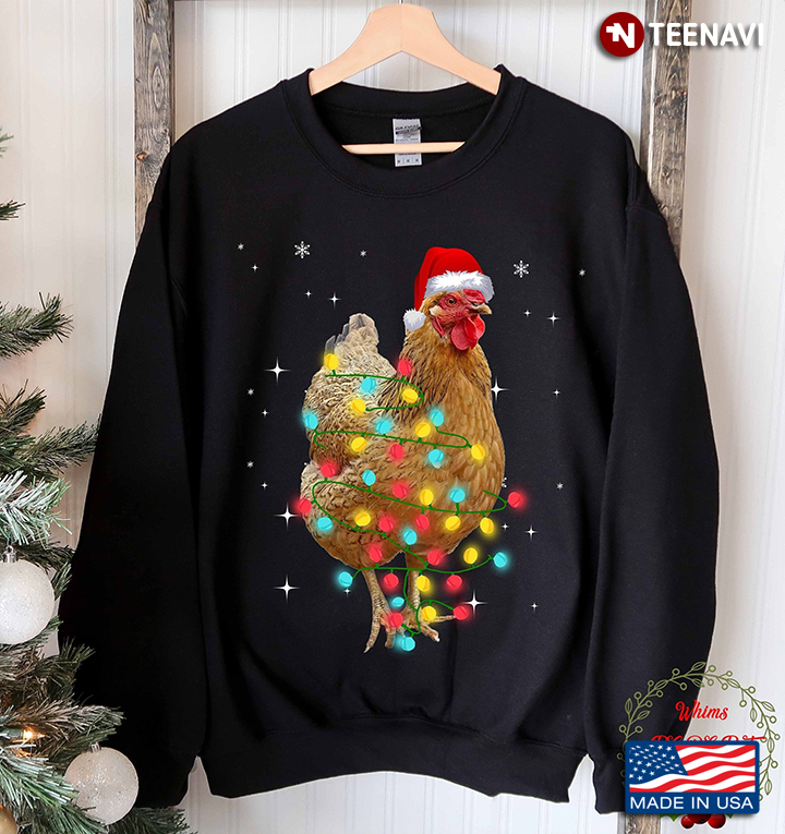Funny Chicken Santa Claus  Merry Christmas Gifts For Christmas