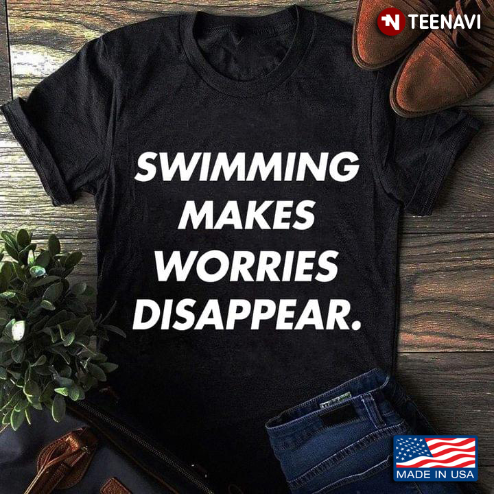 Swimming Makes Worries Disappear For Swimming Lover