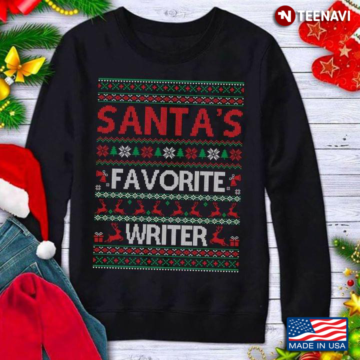 Santa's Favorite Writer  Merry Christmas Christmas Gifts