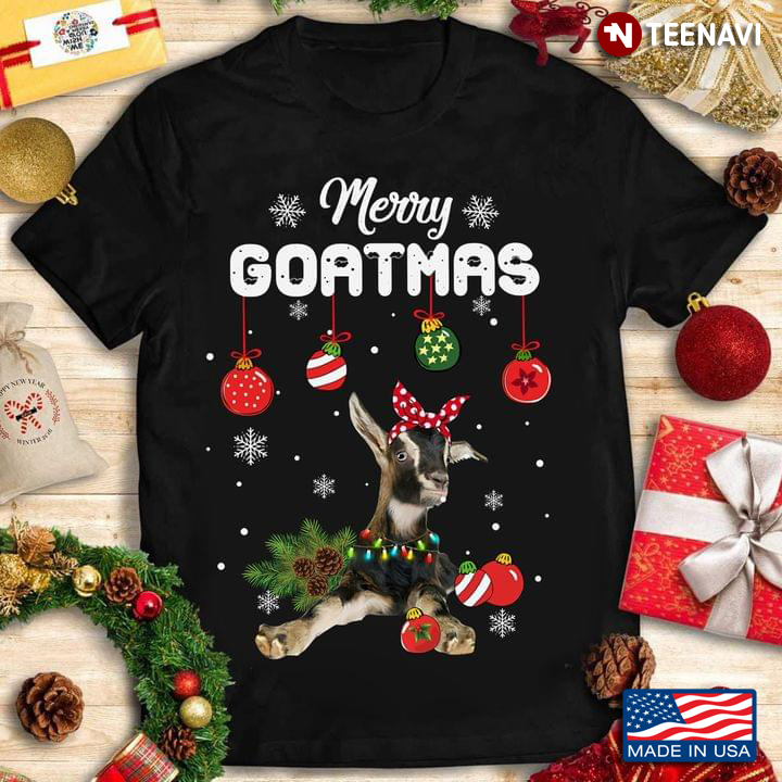 Merry Goatmas Merry Christmas Funny Goat Christmas Gifts
