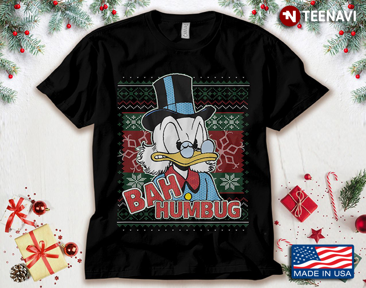 Funny Donald Duck Bah Humbug Merry Christmas