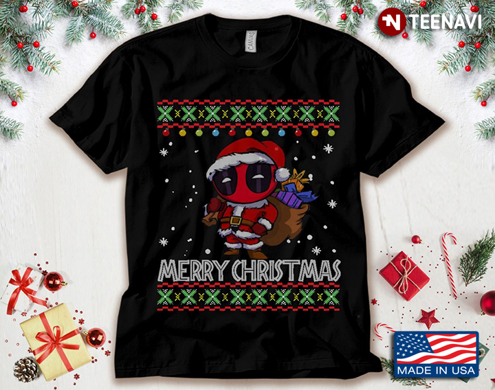Deadpool Santa Claus Merry Christmas Christmas Gifts