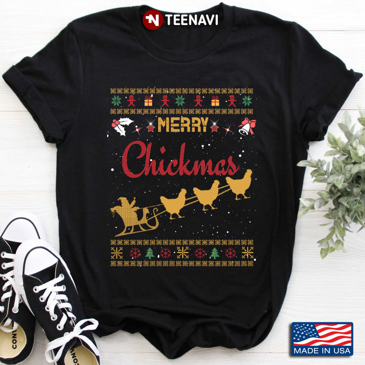 Merry Chickmas Funny Chicken Christmas Gifts