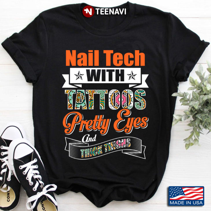 Nail Tech With Tattoos Pretty Eyes And Thick Thighs For Nail Tech Lover