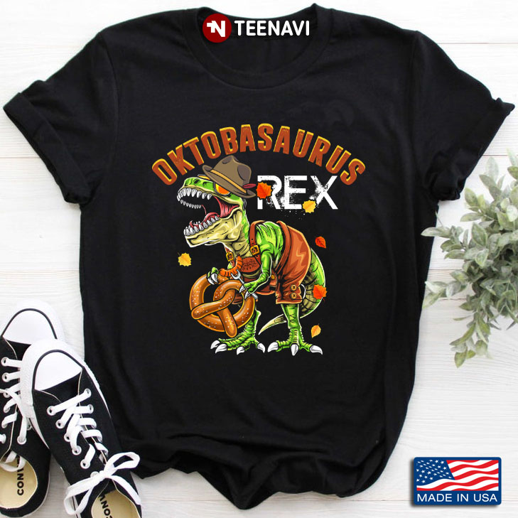 Oktobasaurus T-rex Dinosaur  Pretzel Oktoberfest