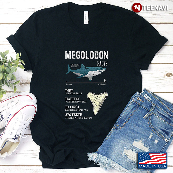 Sea Animal Megalodon Facts for Shark Lover