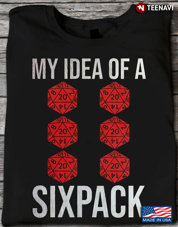 My Idea of A Sixpack Red Dices