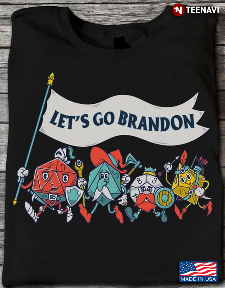 Let's Go Brandson Funny Dices Dungeons and Dragons