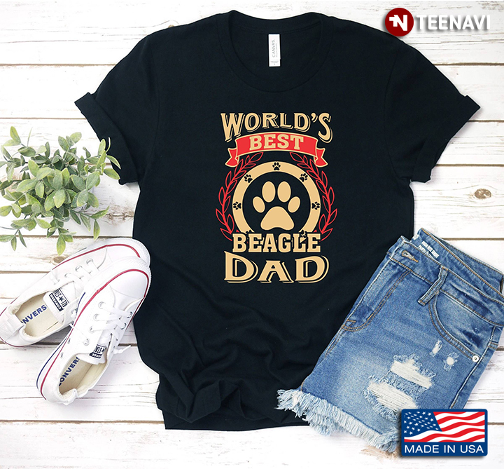 World's Best Beagle Dad for Dog Lover