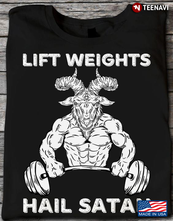 Satan Lift Weight Hail Satan for Workout Lover