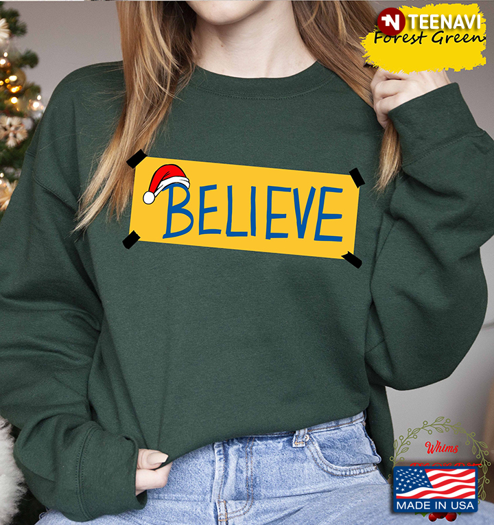Believe Sign Ted Lasso Christmas Gift