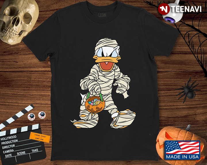 Grumpy Donald Duck Mummy Costume Happy Halloween